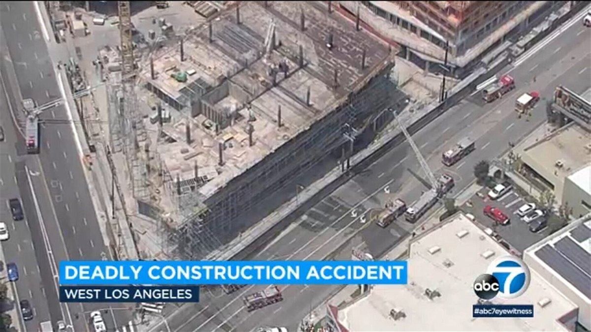 <i>KABC</i><br/>A worker was killed and two others were injured in an electrical fire that erupted at a high-rise building under construction in the Sawtelle neighborhood of West Los Angeles Thursday afternoon.