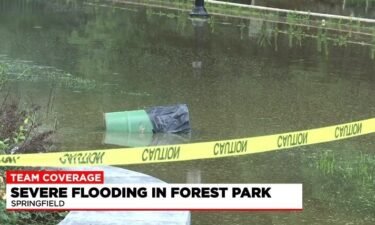 Western Mass News spoke to people in Forest Park about the severe flooding closing one road for the foreseeable future and the sight has everyone buzzing.