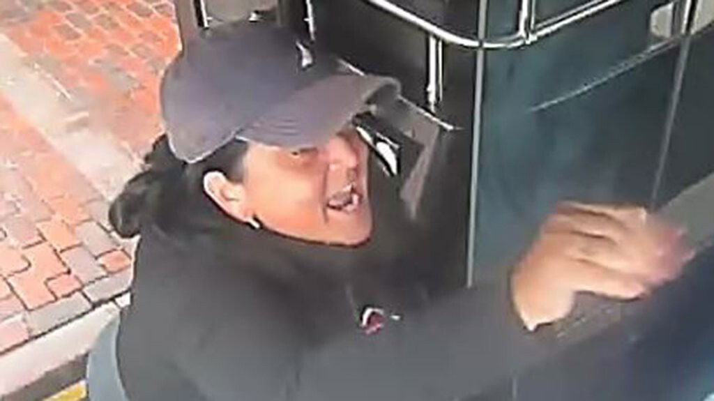 <i>MBTA Transit Police</i><br/>Transit police are looking for a woman who they say damaged an MBTA bus instead of complying with face mask requirements.