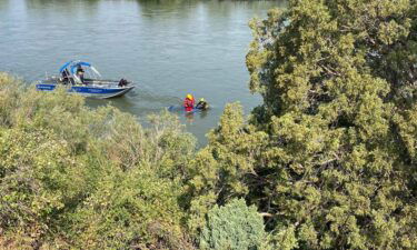 Emergency responders are attempting to recover a stolen vehicle that crashed into the Snake River Thursday morning.