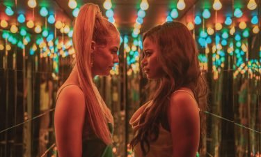 Riley Keough (left) stars as "Stefani" and Taylour Paige (right) stars as "Zola" in director Janicza Bravo's "Zola."