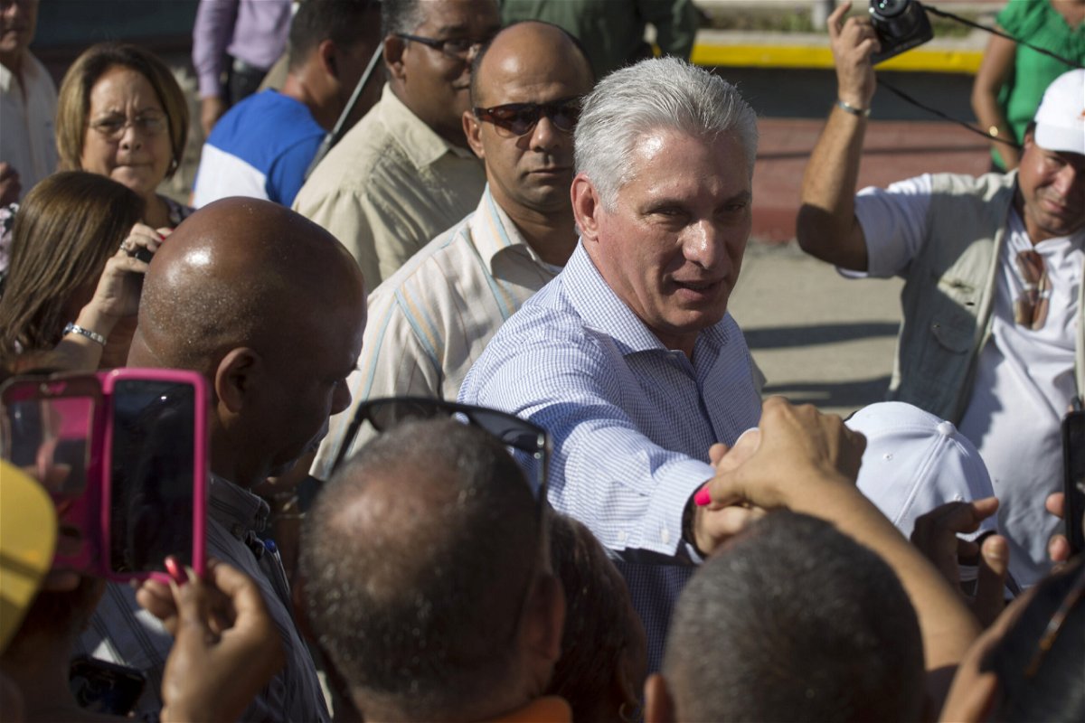 <i>Ismael Francisco/AP</i><br/>Cuba's President Miguel Diaz-Canel has blamed the US government for unprecedented protests across the island.