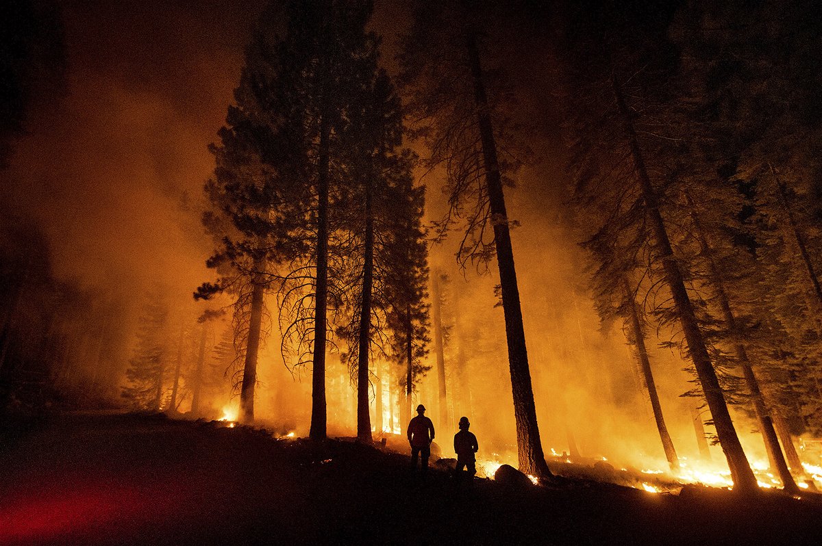<i>Noah Berger/AP</i><br/>President Joe Biden and Vice President Kamala Harris will meet with seven governors on July 30 to talk about how states are responding to a devastating Western wildfire season -- and how the federal government can assist.