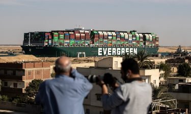 The Ever Given has begun its journey out of the Suez Canal more than three months after it ran aground