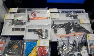 Confiscated evidence from the alleged plot was put on display July 6.