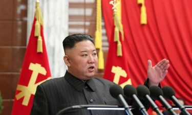 North Korean leader Kim Jong Un speaks in Pyongyang on June 29.