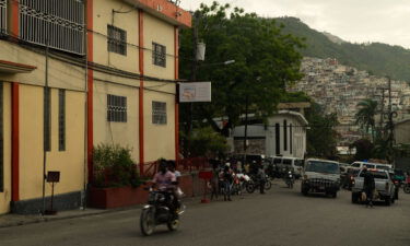 The Port-au-Prince street where investigators examined bodies apparently belonging to Colombians Mauricio Javier Romero and Giraldo Duberney Capador.