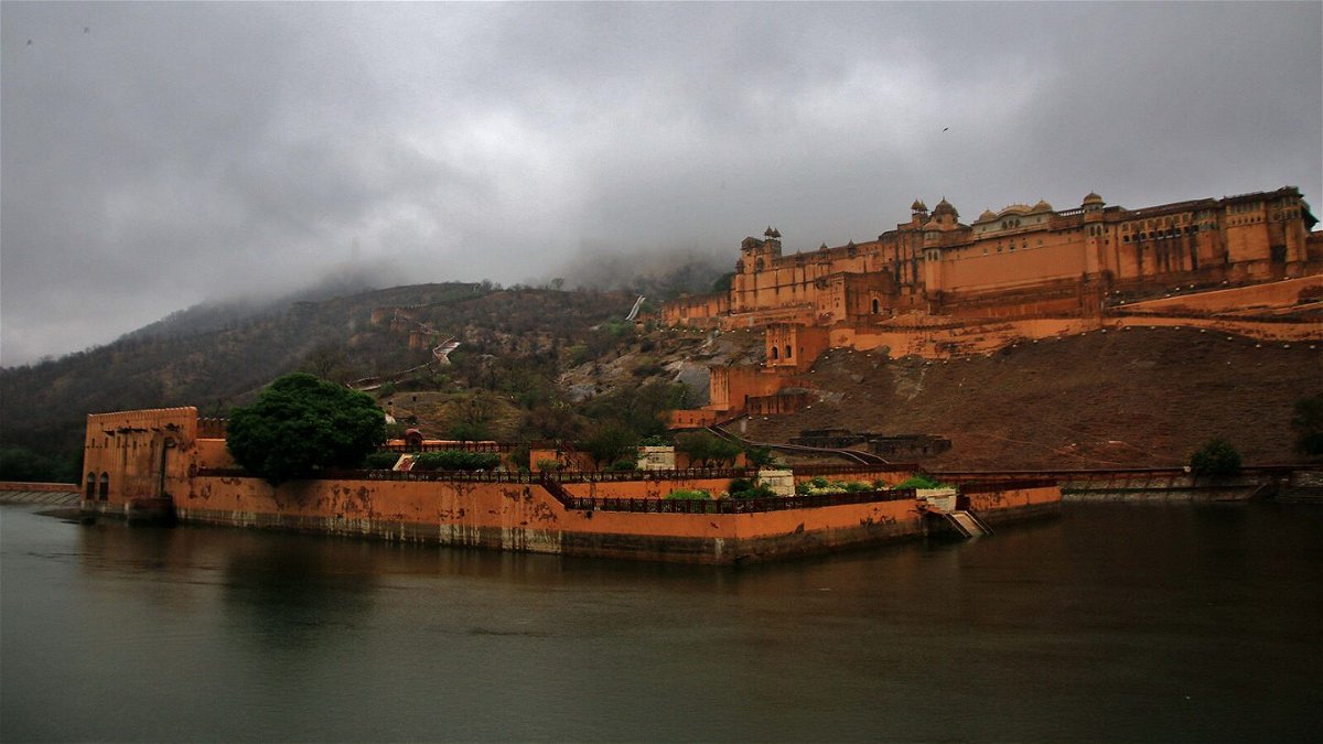 <i>Vishal Bhatnagar/NurPhoto/Getty Images</i><br/>Amer Fort is a popular attraction in the city of Jaipur in India's northern state of Rajasthan.