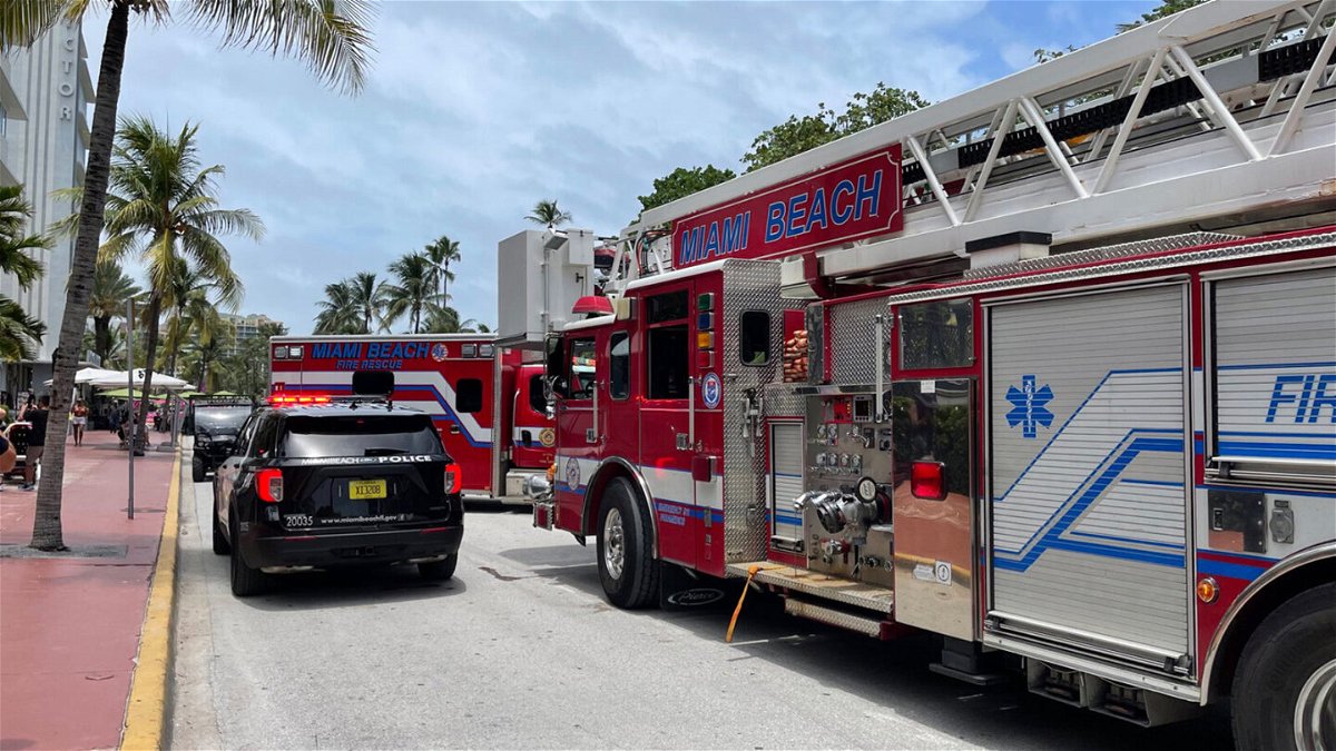 <i>Miami Beach Police/Twitter</i><br/>Two men were found dead inside a hotel room at the former Gianni Versace mansion in Miami Beach on July 14