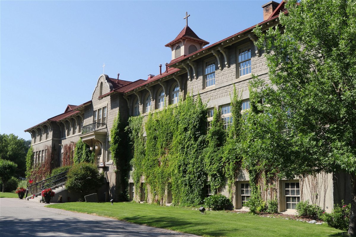 <i>Dave Chidley/Anadolu Agency/Getty Images</i><br/>A view of the former St. Eugene's Mission School in Cranbook
