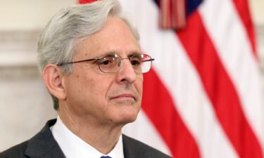 U.S. Attorney General Merrick Garland stands at the White House on June 23 in Washington