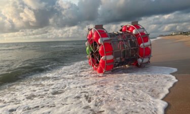 Baluchi brought his bubble vessel back to shore on July 24 because of equipment issues.