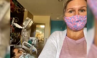 Florida mother Agnes Velasquez has been living in her teen daughter Paulina's ICU room for days