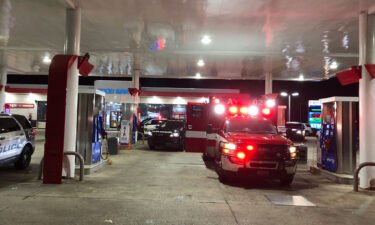 Houston Fire paramedics were taking a hit-and-run victim to the hospital when they were blocked.