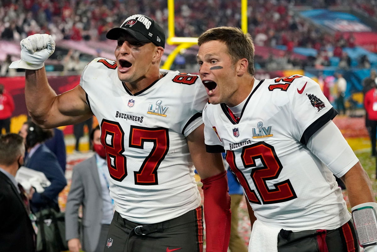 <i>Ashley Landis/AP</i><br/>Tampa Bay Buccaneers tight end Rob Gronkowski