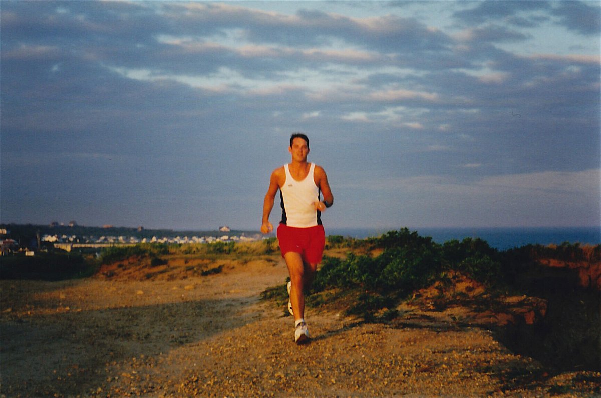 <i>Courtesy Josh Clark</i><br/>Josh Clark is shown running in 1996