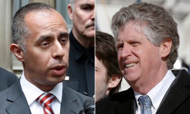 Rhode Island Gov. Dan McKee (R) was confronted Wednesday evening by the mayor of Providence Jorge Elorza (L)