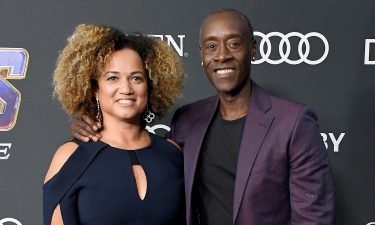 Bridgid Coulter (L) and Don Cheadle got married recently after being in a relationship for more than 20 years.