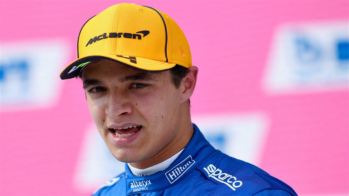 <i>Christian Bruna/Pool/Getty Images</i><br/>Formula One driver Lando Norris had his watch stolen after attending the Euro 2020 final at Wembley Stadium