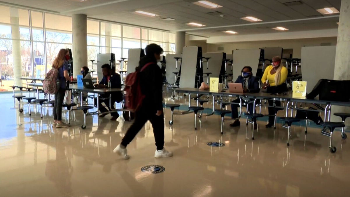 <i>CNN</i><br/>Students are pictured at Atlanta's David Howard Middle School in March. Atlanta Public Schools