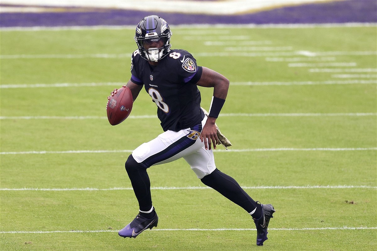 <i>Rob Carr/Getty Images</i><br/>Ravens quarterback Lamar Jackson has tested positive for Covid-19