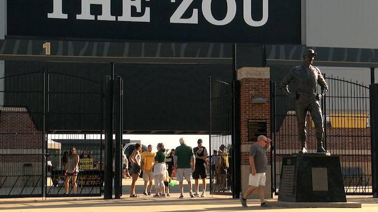 Mizzou fans visited Faurot Field for the team's annual Fan Night on August 21, 2021. 