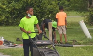 Business is booming for a new local lawncare service started by three local boys. Marcus