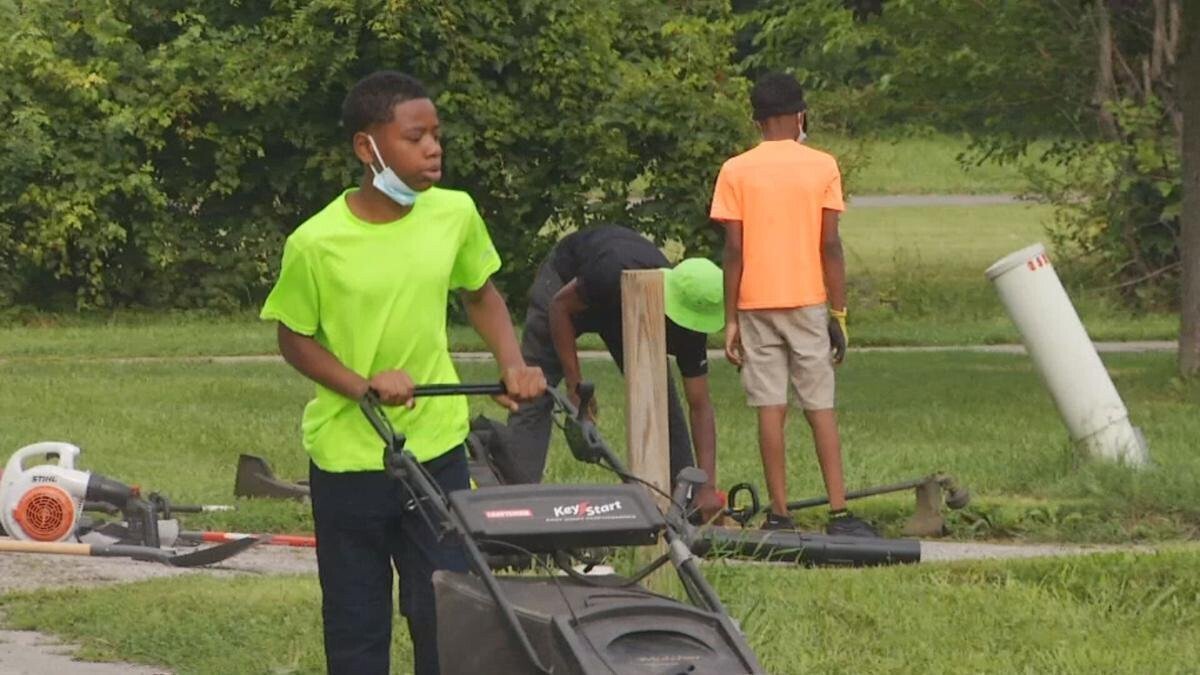 <i>WNEM</i><br/>Business is booming for a new local lawncare service started by three local boys. Marcus