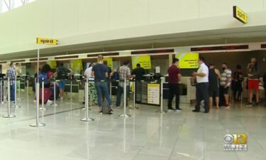 Spirit Airlines passengers faced another day of cancellations on Aug. 4. The carrier said it's due to a wave of disruptions that started over the weekend. Passengers were left stranded across the country including at BWI Thurgood Marshall Airport.