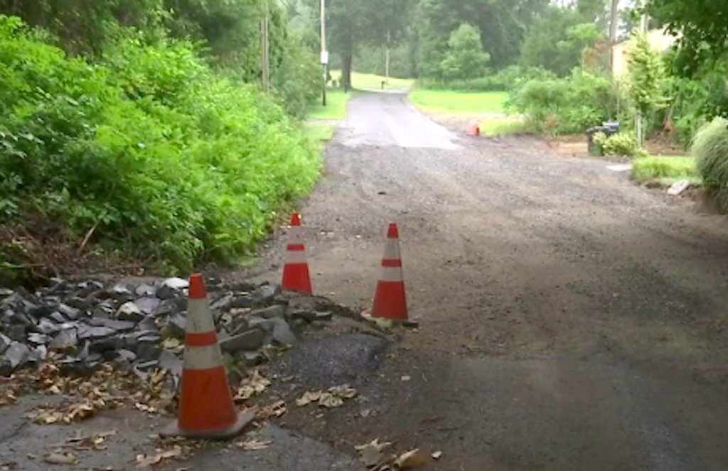 <i>WSHM</i><br/>Palmer residents are frustrated about unkept road conditions after the heavy rain and flooding from last month added to the significant damage.