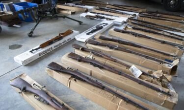 Detectives with the Multnomah County Sheriff's Office have recovered 337 firearms - including machine guns - from a Clackamas County home in what's believed to be the largest weapons seizure in agency history.