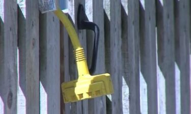 A Milwaukee County couple placed an extension chord on their fence for neighbors who needed a little power after losing it during August 10's storms.