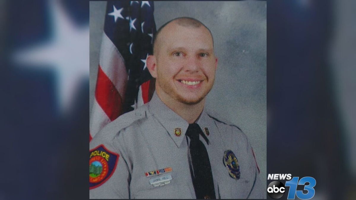 <i>Forest City PD via WLOS</i><br/>Forest City authorities say officer Jamie Hill