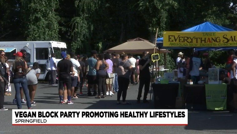 <i>WGGB/WSHM</i><br/>The second annual vegan block party took place in Springfield Sunday. More than a dozen vendors were at the event all of which were owned by local businesses.
