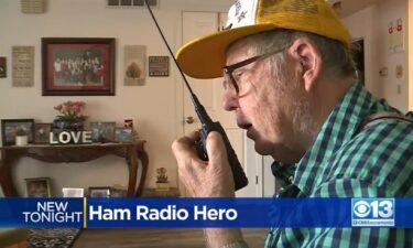 Bill Scott takes his ham radio wherever he goes. He used it to save the life of a ham radio friend.