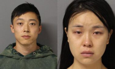 Jingcai Zhou (left) and Lu Lu (right) face reckless endangerment charges after police say they left their baby locked inside a sweltering car on August 18.
