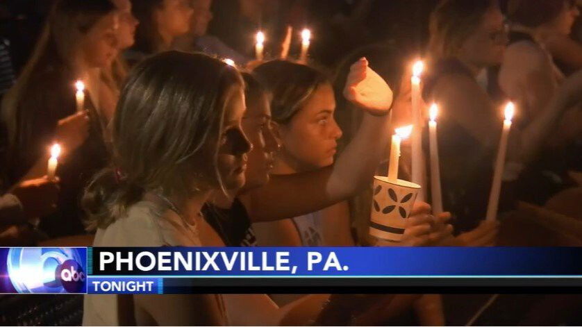<i>WPVI</i><br/>Dozens of Phoenixville Area High School students gathered to remember 16-year-old Norman Inferrera.