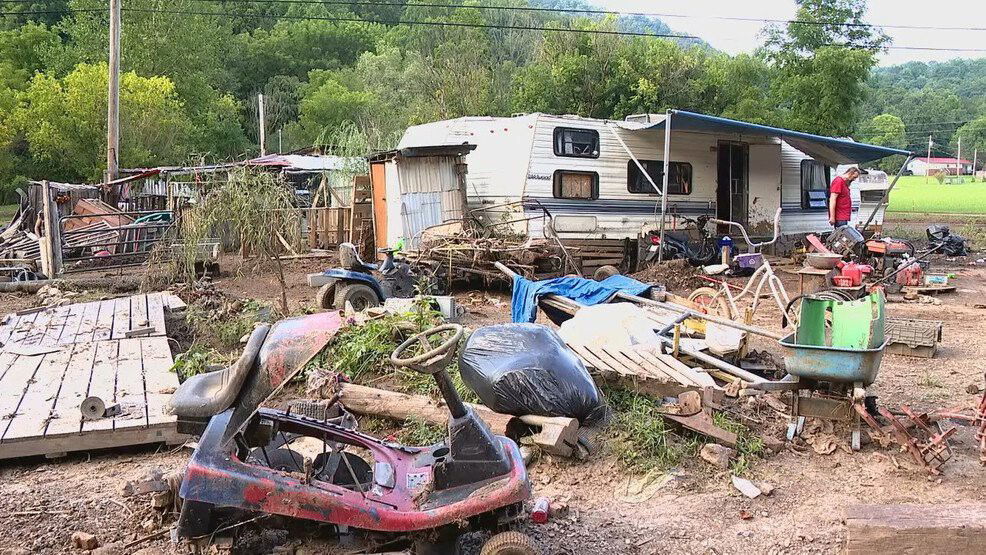 <i>WLOS</i><br/>Michelle Rice suffered only scratches and bruises after being swept away in floodwaters from Tropical Storm Fred in Cruso last week.