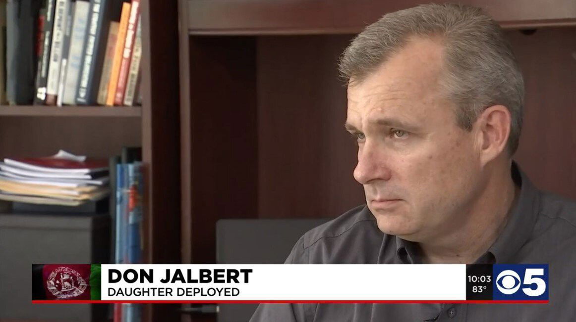 <i>KCTV</i><br/>Don Jalbert daughter is a Marine who deployed overseas two weeks ago. He's worried for her