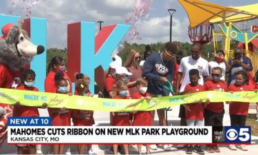 The playground was a combined effort of city leaders