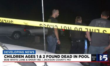 A 1-year-old and 2-year-old were found unresponsive in a pool near Smart Road and Bob White Lane after authorities were called out to the scene at 4:12 p.m.
