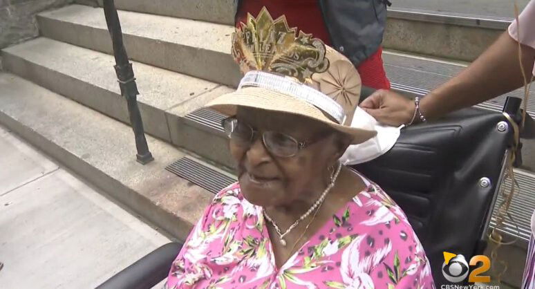 <i>WCBS</i><br/>Delia Grace turned 108 on August 29 and celebrated her birthday at  New York's St. Patrick Cathedral
