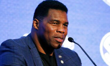 Former football star Herschel Walker announced his campaign for US Senate in Georgia on Wednesday. Walker is seen here In this July 16
