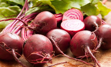 Amanda Cohen has swapped in golden or red beets for candy cane beets like the ones seen here.