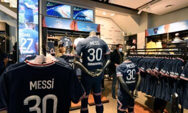 Lionel Messi shirts have been in high demand at PSG's club stores.