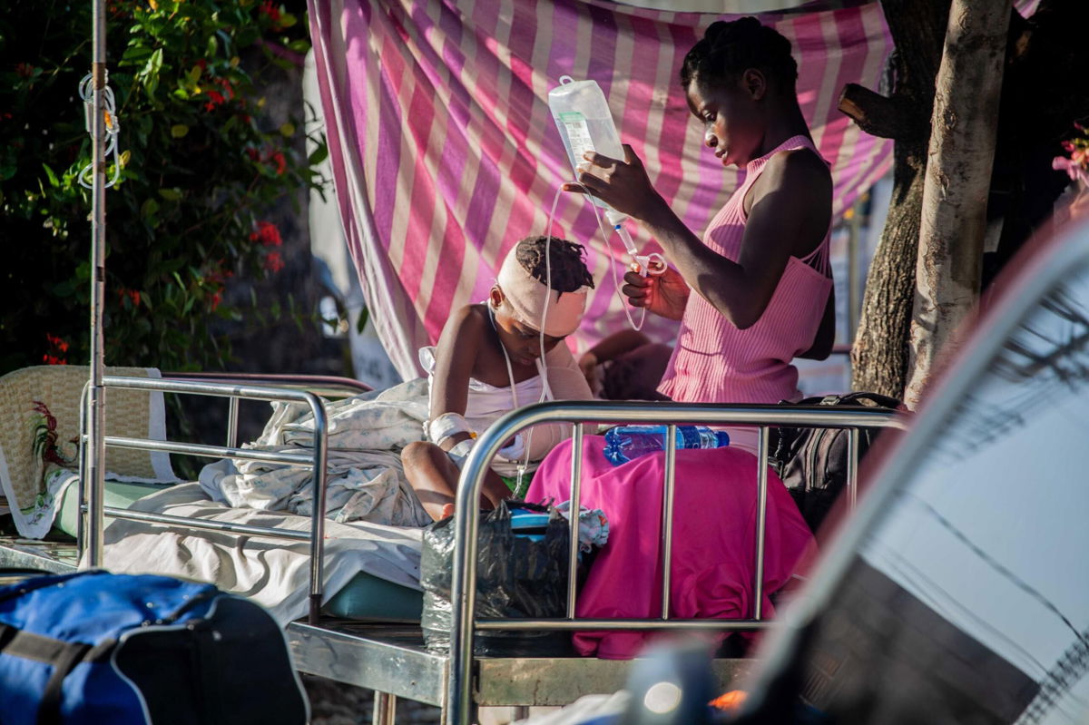 <i>Richard Pierrin/Getty Images</i><br/>Hospitals in Haiti are struggling to treat victims of the earthquake.