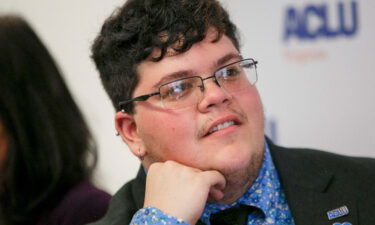 Gavin Grimm is shown during a news conference on July 23