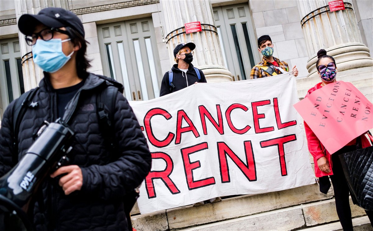 <i>Justin Lane/EPA-EFE/Shutterstock</i><br/>The recent expiration of the federal eviction moratorium for renters has led to internal strife inside the Democratic Party
