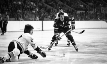 Hall of Fame hockey player Rod Gilbert has died. In this image