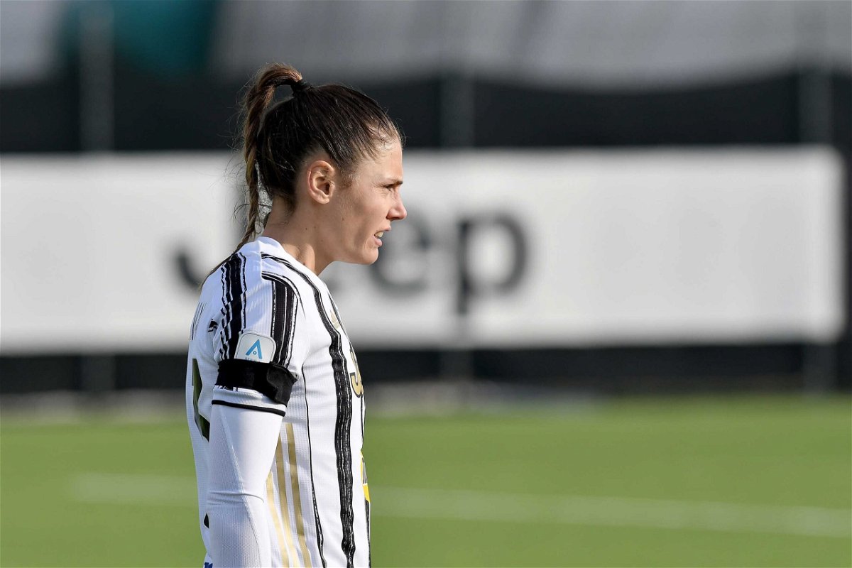 <i>Reporter Torino/LiveMedia/Shutterstock</i><br/>Cecilia Salvai of Juventus Women FC posed for an offensive photograph shared on the women's team official account.